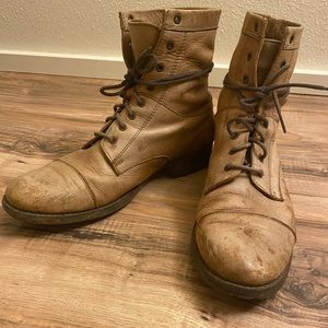 Frye combat boots